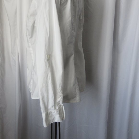 Michael Michael Kors Zip Front White Blouse - Picture 4 of 10